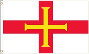 Guernsey Channel Islands Polyester Flag - Choice of Sizes - Picture 1 of 3