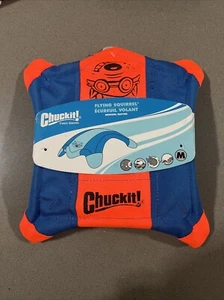 Chuckit! FLYING SQUIRREL Dog Fetch Toy Floating Flyer Glowing Paws MED 10-inch - Picture 1 of 2