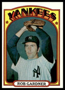 1972 Topps #22 Rob Gardner  New York Yankees EX-EXMINT