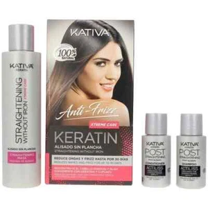 KATIVA Anti-Frizz Keratin Alisado Sin Plancha Xtreme Care30 285ml - Picture 1 of 1
