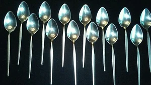  TOWLE STAINLESS SHAPE FLATWARE TEASPOONS - Picture 1 of 7