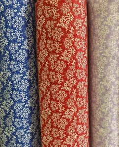 Blue Mini stars Poly Cotton 60” Wide fabric- None Stretch - Picture 1 of 1