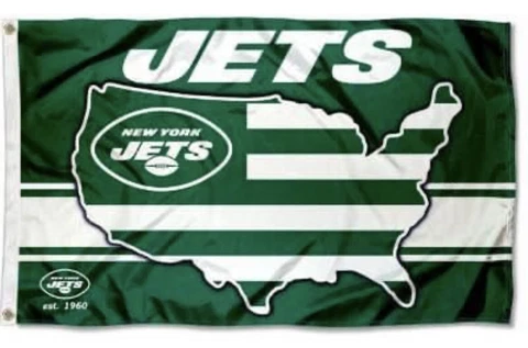 New York Jets USA Flag 3x5 Cover