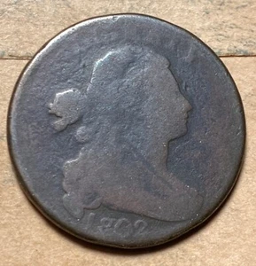 Centavo grande busto drapeado 1802 en muy buen estado - Imagen 1 de 2