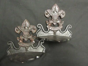 Boy Scout First Class Bookends. 1940's, Metal TH1 #10 - Picture 1 of 1