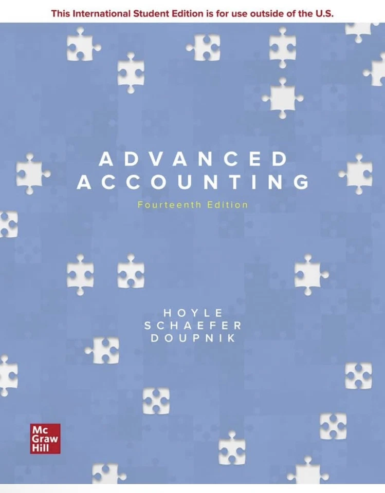ISE Advanced Accounting [Paperback] [2020] Timothy Doupnik - Image 1 of 1