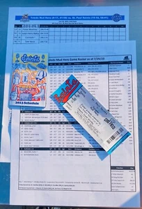 SAINT PAUL SAINTS VS. TOLEDO MUD GALLENS 29/07/2023 NOTAS DE JUEGO CALENDARIO DE BOLETOS MILB - Imagen 1 de 11