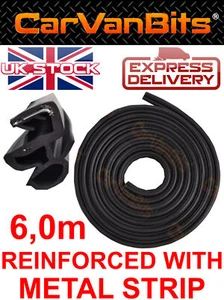 FOR VOLKSWAGEN VW T4 90-03 FRONT / SIDE SLIDING DOOR WEATHERSTRIP RUBBER SEAL 6M - Picture 1 of 1