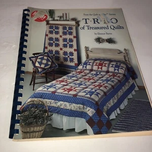 TRIO OF TREASURED Quilts By Eleanor Burns Spiral Bound Paperback Book 2nd Edit - Picture 1 of 1
