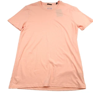 ATM Anthony Thomas Melillo Tropical Peach Crewneck T-Shirt Mens Size Small - Picture 1 of 9