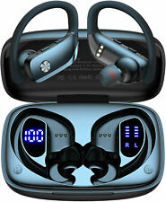 Bluetooth 5.0 Headset TWS Earphones Earbuds Stereo Headphones Ear Hook Mic Sport