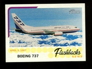 2016 Topps Heritage - News Flashbacks #NF-B737 Boeing 737 - Picture 1 of 2