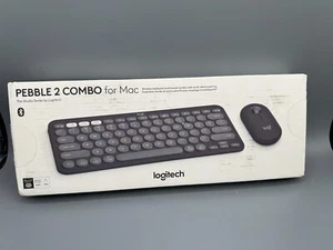 Logitech Pebble 2 Combo for Mac Wireless Keyboard & Mouse, Slim, Tonal Graphite - Picture 1 of 5