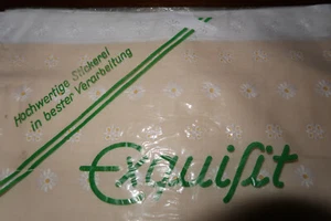 2 Kissenbezüge-Paradekissen-Spitze-Weisstickerei-Weißwäsche-Kopfkissen-Neu/unb. - Bild 1 von 9