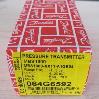 ONE NEW DANFOSS MBS 1900 064G6592 Pressure Sensors - Image 1 of 2