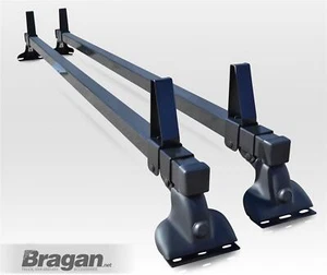 Roof Rack Bars + Load Stops To Fit Citroen Jumpy 2007-2016 Stainless Accessories - Picture 1 of 7