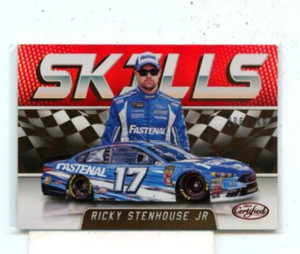 RICKY STENHOUSE JR. 2018 Panini Certified Racing NASCAR Skills RED #D /149