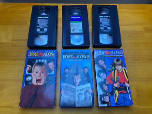 Home Alone / Home Alone 2 / and Home Alone 3 VHS Lot 3 movies Trilogy Christmas