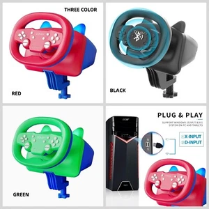 PC Wireless Steering Wheel Race games wheels for Nintendo Switch, PC, PS4, PS3 - Picture 1 of 41
