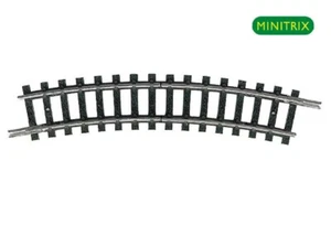 Minitrix 14984 Binario Curvo R1 24°, Nuovo - Foto 1 di 1