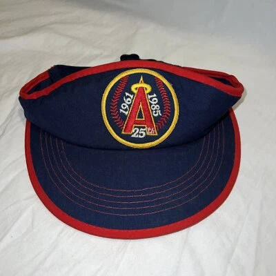 Sombrero visera vintage Anaheim Angels MLB 25 aniversario 1961-1985 Foto 1 de 4