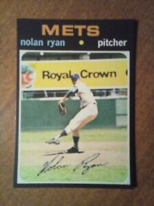 1971 Nolan Ryan #513 Novelty Baseball card.Mets.NM+.Shipping .50¢