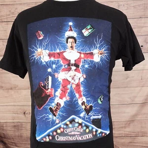 MAGLIETTA CHEVY CHASE NATIONAL LAMPOON'S CHRISTMAS HOLIDAY COPERTINA FILM TAGLIA L - Foto 1 di 5