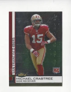 2009 Finest #70 Michael Crabtree RC Rookie 49ers Raiders - Picture 1 of 1