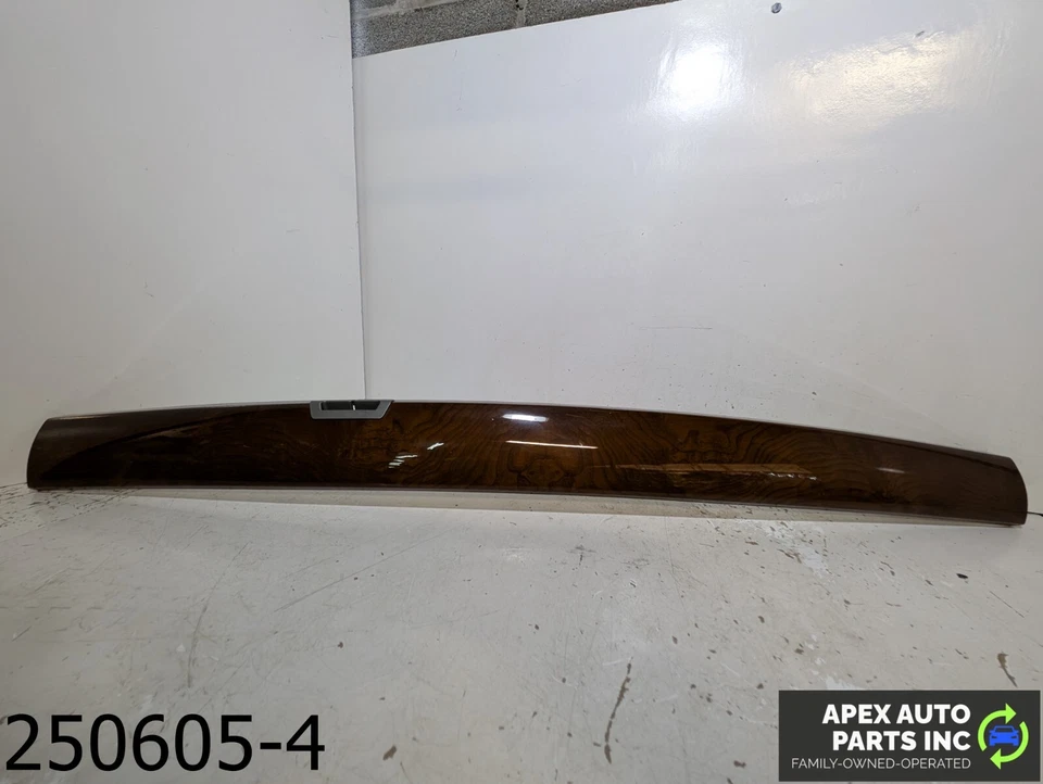 OEM 2002-2005 BMW 745I 4.4L REAR SHELF DECK WOOD TRIM COVER PANEL BACK Foto 1 de 4