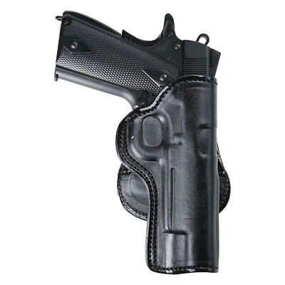 PADDLE HOLSTER FOR COLT 1911 5". OWB LEATHER PADDLE WITH ADJUSTABLE CANT. - Image 1 of 4