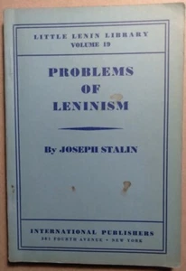 1934 Probleme des Leninismus von Joseph Stalin International Publishers New York - Bild 1 von 10