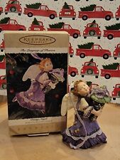 1996 NEW Hallmark Ornament Language of Flowers Pansy Angel #1 First in Series