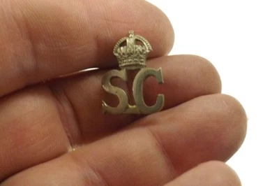 MILITARY SHOULDER TITLE BADGE SPECIAL CONSTABLE 2CM BY 1.5CM (3385) - Image 1 of 3