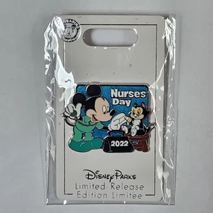 Disney Nurse’s Day 2022 Scrubs Nurse Mickey Mouse & Figaro Limited Release Pin - Picture 1 of 1