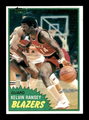 1981 Topps West #88 Kelvin Ransey   NM/NM+ X3556178 - Image 1 of 3