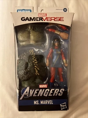 "Figura de acción Marvel Legends Ms. Marvel (Kamala Khan) Gamerverse Abomination BAF 6""" Foto 1 de 2