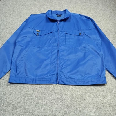 Snickers Mens Work Jacket Size L Relaxed Blue Utility Workwear Made Ireland Coat - Image 1 of 4
