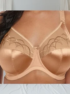 Elomi Cate Embroidered Full Cup Banded Underwire Bra Sz 42K Hazel - Picture 1 of 5
