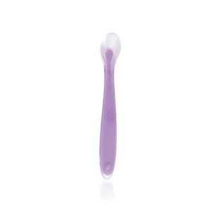 Baby Silicone Spoon Feeding Tools Tableware Meal Training Scoop Restaurant - Picture 1 of 14
