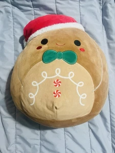 Squishmallow Kellytoy Weihnachten Lebkuchenmann Plüsch Gr. 15 - Bild 1 von 8