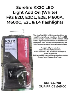 Adaptador de luz LED Surefire KX2C NUEVO EN CAJA - Imagen 1 de 4
