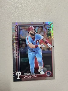 2025 Topps Series 2 Silver Holo Foil Weston Wilson Phillies #ALT-1 #498 NM - Picture 1 of 2
