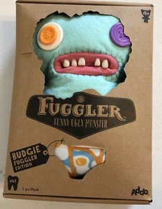Fuggler Funny Ugly Monster BUDGIE EDITION 9" Gaptooth Monster Plush #41 - Picture 1 of 5