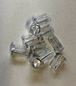 PACK OF 10 LED 12MM LENSE - NEON INDICATORS - BULB HOLDER MOUNT - FREE POSTAGE - Picture 1 of 2