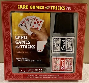 Card Games And Tricks Book & Kit by Elin McCoy Sealed - Picture 1 of 2