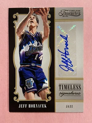 Jeff Hornacek 2012-13 Panini Timeless Treasures Auto Autograph /199 - Image 1 of 2