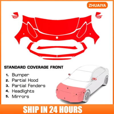 Kit de película de protección de pintura precortada PPF transparente para Mercedes Benz AMG GT-R 2017-2020 Foto 1 de 4