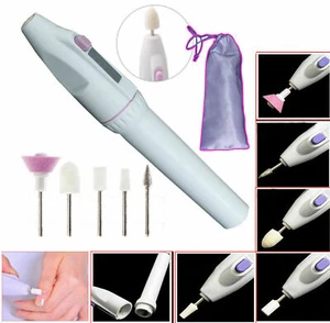 Trapano Nail Art Elettrico Punte Tampone Smalto Shaper Acrilico Manicure Pedicure Strumento - Foto 1 di 8