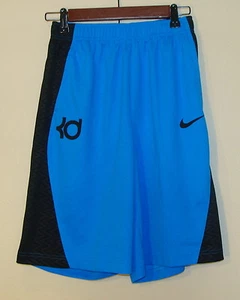 NWT Nike Boy's Dri-Fit KD Dagger Essential Shorts Size L Blue/Black 724737 - Picture 1 of 3