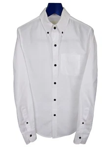 Band of Outsiders Jacquard weißes Button Down Hemd Gr. 0 XS - Bild 1 von 8